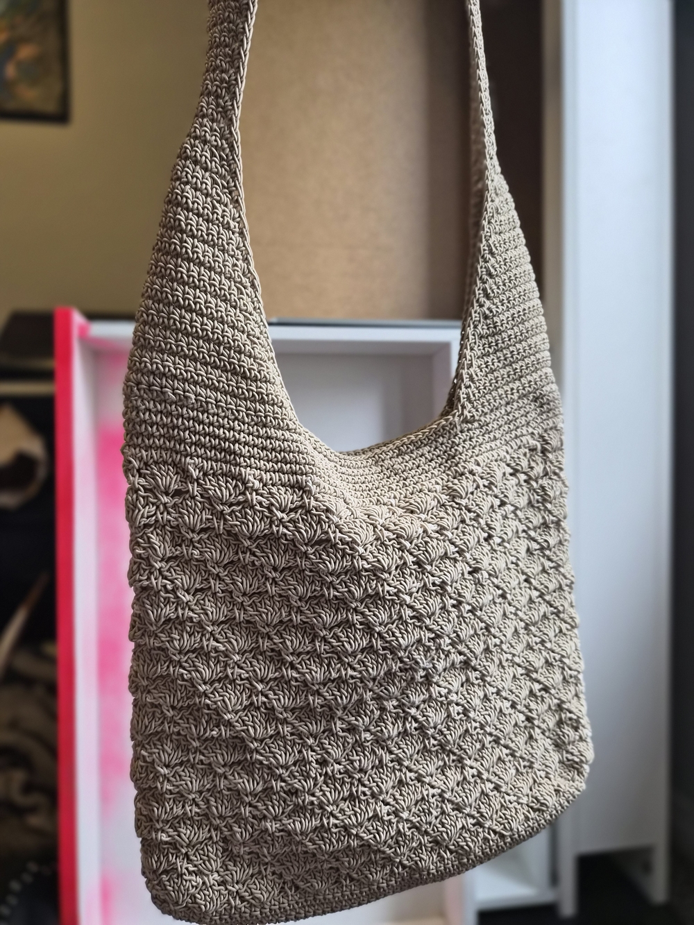 Vintage Crochet Shoulder Bag